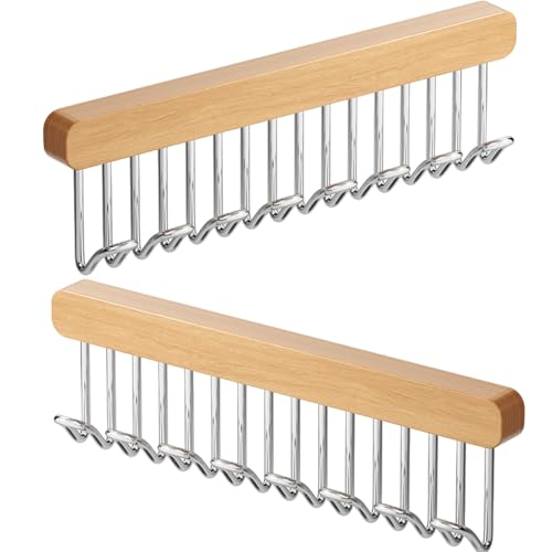 Cintre Extractible À Crochet | Cintre De Ceinture Pour Organisateur De Placard Avec 8 Crochets | Closęt Organisateur Peu Encombrant Porte-vêtements Multifonctionnel Antidérapant Pour Cravates, Foulard