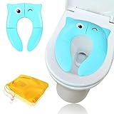 【Material superior】 El asiento de entrenamiento para ir al baño Sooair está hecho de material de polipropileno no tóxico, que es lavable, duradero, agradable para la piel y saludable. ¡Un orinal ideal para tus hijos!