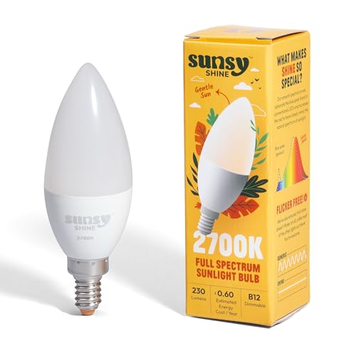 Sunsy Shine Full-Spectrum Flicker-Free Sunlight Bulb