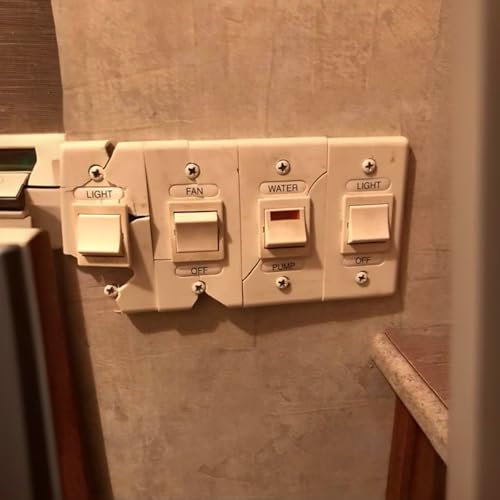 Placa de interruptor para motorhome (individual)