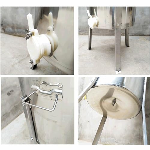 Extrator elétrico de mel, separador de extrator de abelha de aço inoxidável com moldura 2/3/4, máqui