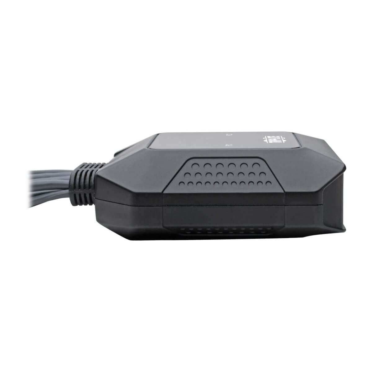 Eaton Switch KVM DisplayPort 1.1/USB a 2 porte con audio/video, cavi integrati, condivisione periferiche USB (B032-DPUA2)