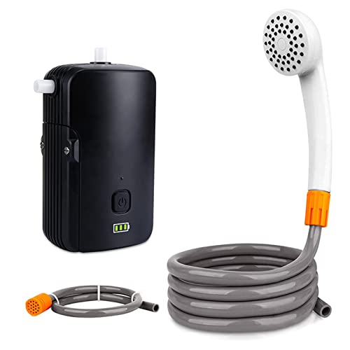 Douche électrique portable avec affichage de batterie pour éviter les pannes