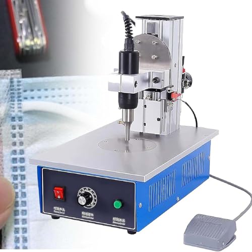 Ultrasonic Spot Welder, 800W Nylon Spot Welding Machine with Electronic Pedal, 35KHz Portable Plastic Welding Machine for Riveting And Spot Welding Of Non-Woven Fabrics