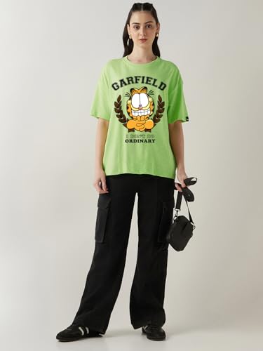 Image of Bewakoof Women's Cartoon Oversized Fit T-Shirt