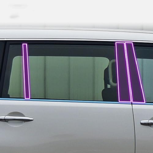 Prévention des rayures pilier B C Nissan Patrol film TPU transparent