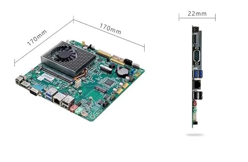JUTOPIPC N100 Mini-ITX マザーボード Intel CPU IPC SBC 埋め込み超薄型メインボード COM LAN DC-12V DDR4 EDP LVDS の商品画像 2