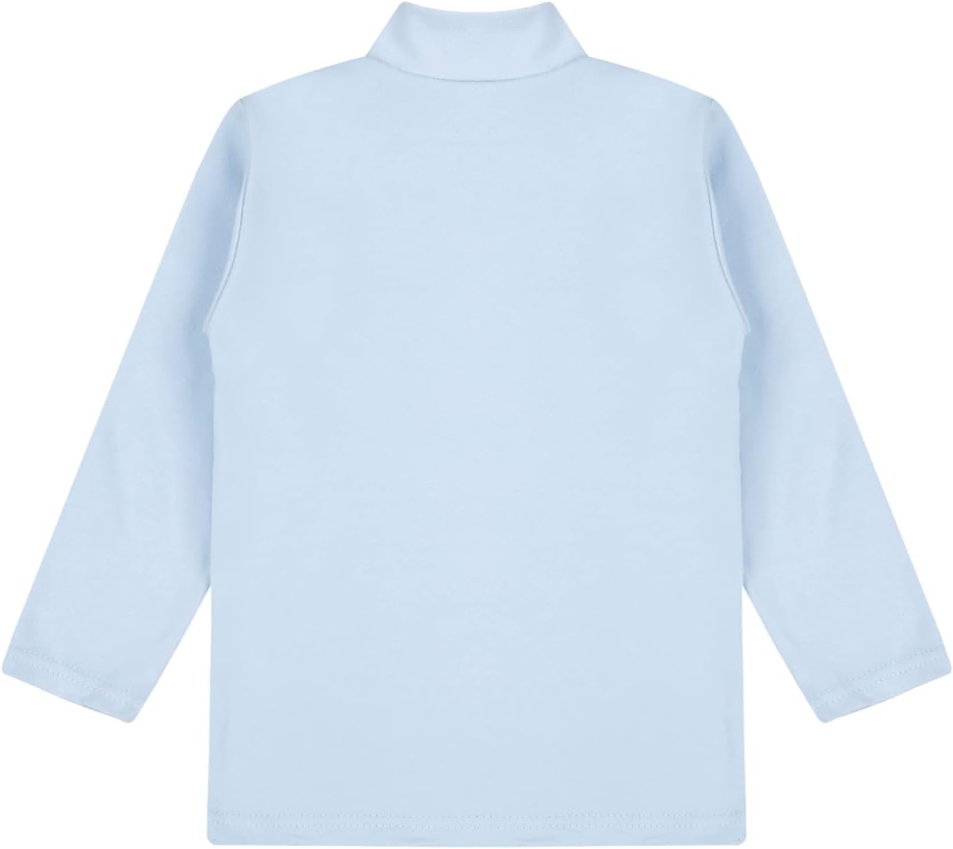 Yhong Kids Boys Girls Letter Printed Warm Underwear Top Basic Long Sleeves Turtleneck Thermal Tops Pullover Sweatshirt