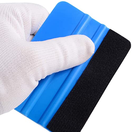 4 Pack Felt Squeegee Wrapping Tool, 4'' Inch Premium Scratch-Proof Decal Vinyl Wrap Squeegee Handy Tools For Vinyl Installation, Scrap Booking, Wall Decals #TOP6