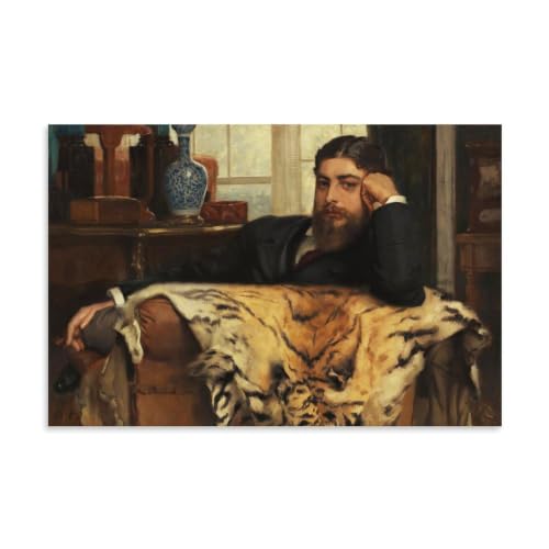 Lienzo artístico de James Tissot con retrato de Algernon Marsden, arte de 40 x 60 cm