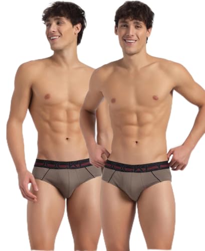 Image of Jockey US14 Men's Super Combed Cotton Solid Brief with Ultrasoft Waistband (Pack of 2)