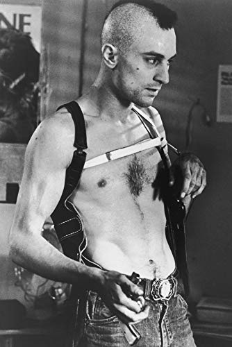 Erthstore 11x17 inch Wall Poster of Robert De NIRO Bare Chested with Mohawk