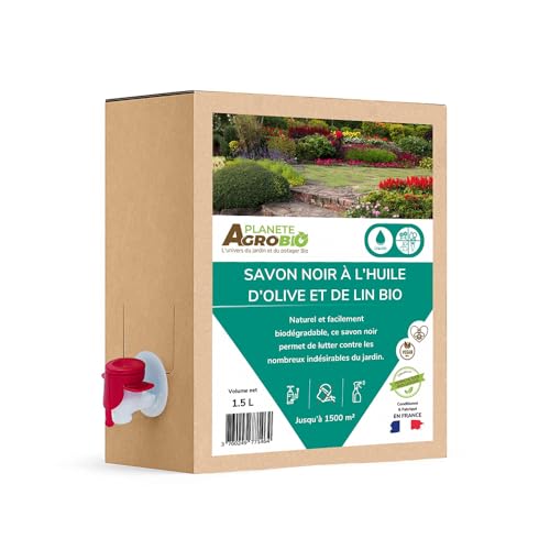 Savon noir à huile d’olive et de lin bio (1,5 Litre)