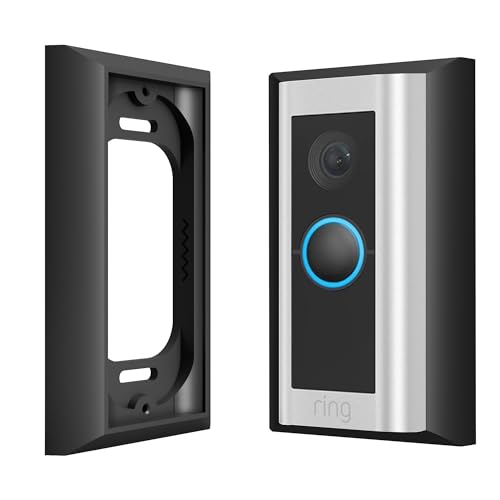 Ring Doorbell Mount Adapter Plate (Black)