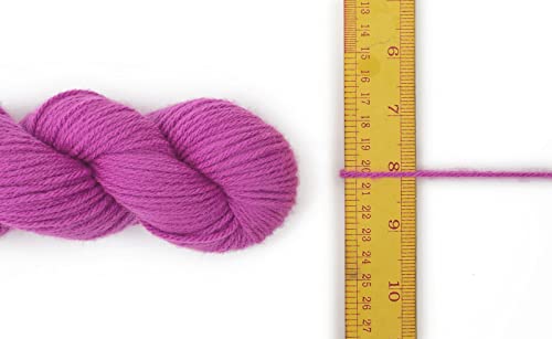 Image of Wool Pastel Color Acrylic Hand Knitting Yarn (Light Magenta) (Hanks-300Gms)