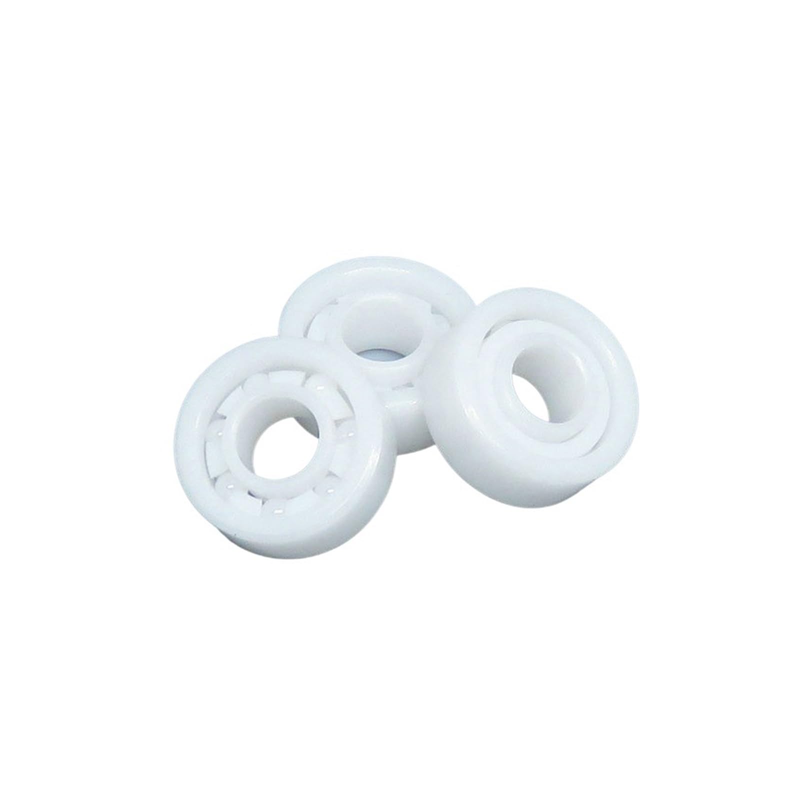 HCVYQMMJ 2 Pieces MR104 CE 4x10x4 mm ZrO2 Full Ceramic Ball Bearing 4 * 10 rc car Truck Miniature Zirconia