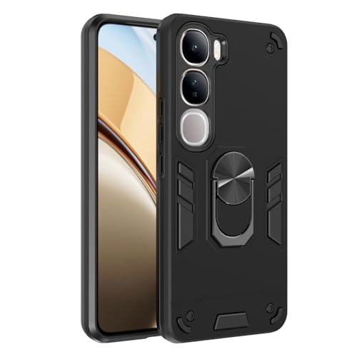 Image of NDCOM for Vivo Y300 Back Cover | Premium Protection for Vivo Y300 5G Back Cover | Ring Holder Case