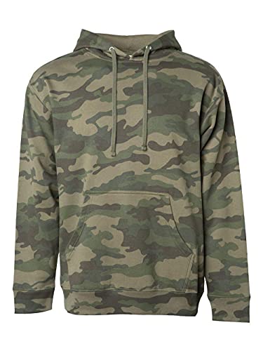 Independent Trading Co. - Midweight Hooded Sweatshirt - SS4500-2XL - Forest Camo2