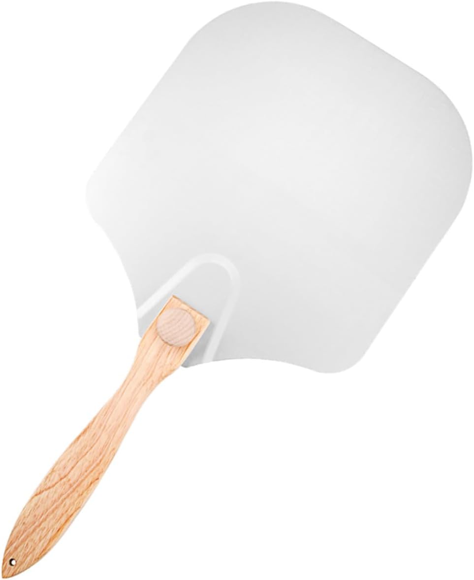COHEALI Folding Aluminum Baking Pizza Paddle with Paper Box, Lightweight Pizza Transfer Spatula for Home and Restaurant Oven Use Random Color