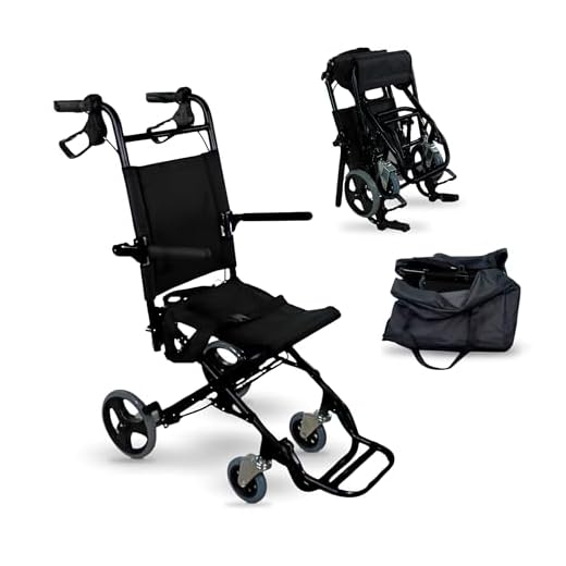 Mobiclinic®, Silla de ruedas Tránsito, Plegable, Trayectos Cortos, Ideal para Interior, Freno en Manetas, Reposapiés y Reposabrazos Abatibles, Ligera, Cinturón Seguridad, Aluminio, Saturno