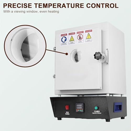Four à moufle 1150°C avec contrôle PID pour fusion précise