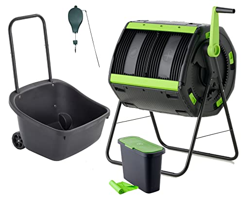Amazon Exclusive 48 Gallon Compost Tumbler Combo Set