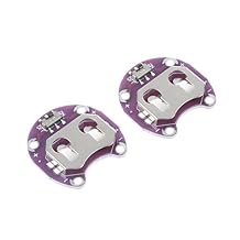 NOYITO Lilypad Coin Cell Battery Holder CR2032 Battery Mount Lily pad Module Pack of 2