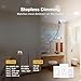 Amico 6 Pack 6 Inch 5CCT Ultra-Thin LED Recessed Ceiling Light with Junction Box, 2700K/3000K/3500K/4000K/5000K Selectable, 12W Eqv 110W 1050LM Brightness Dimmable Canless Wafer Downlight, ETL & FCC