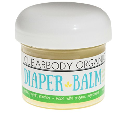 Diaper Rash Cream Balm- All Natural Vegan Soothing Treatment for Sensitive Skin- Baby Ointment to Nourish and Protect from Moisture, Irritation, Chaffing and Infection (2oz)