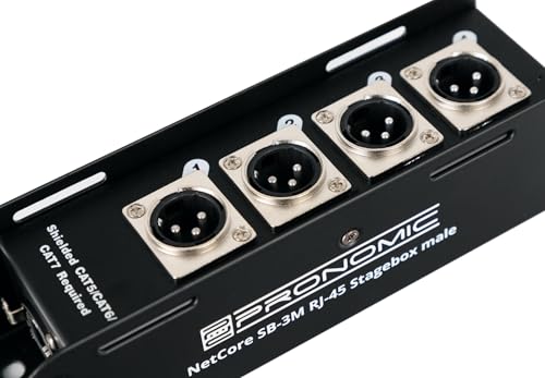 Système Multicore Audio boîtier de scène XLR et câble de réseau CAT5e