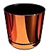 KORAD Blumentopf mit untersatzer - Muster 085 Orange - 26 cm - Pflanzkübel aus Hochwertiger Kunststoff - Dekorativer Topf für Pflanzen