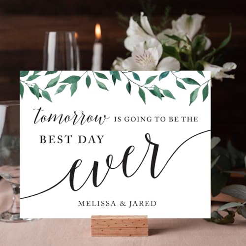 Panneau de mariage haut de gamme feuilles vertes naturelles sur mesure