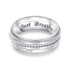 Three Spinners Lotus Anxiety Ring