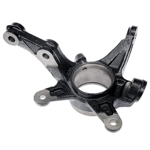 Image of Detroit Axle - Front Right Steering Knuckle for 2006-2011 Honda Civic, Passenger Side Steering Knuckle Assembly 2007 2008 2009 2010 Replacement