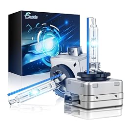 Erato D1S Fit for 2007 2008 2009 2010 2011 2012 2013 2014 Escalade ESV EXT Xenon Headlight Bulbs, 8000K 35W Ice Blue High Low Beam Headlamps 12V Car Replacement Bulbs- Pack of 2