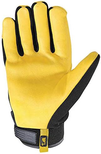 ZCYINGQ Men's Leather Work Gloves, 3-pack, X Large.