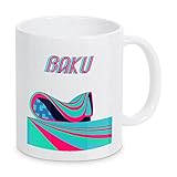artboxONE Tasse City of Baku von Sasha Lend - Kaffeetasse Städte