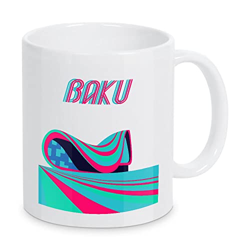 artboxONE Tasse City of Baku von Sasha Lend - Kaffeetasse Städte