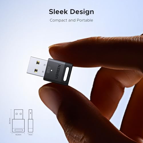 UGREEN USB Bluetooth Adapter for PC, Bluetooth 6.0 Dongle Receiver EDR & BLE, Plug & Play for Windows 11/10/8.1, for Headphone/Keyboard/Mouse/Speakers/Printer by UGREEN - Image 7
