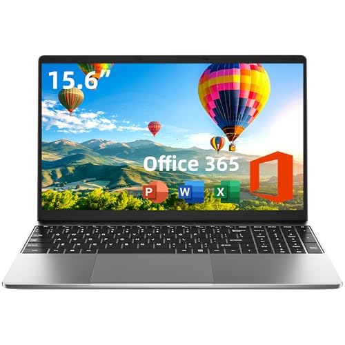 jumper Laptop 15.6 Inch FHD IPS Display, 12GB RAM 512GB ROM, Windows 11 Computer with Office 365 Subscription, 38Wh Battery, 2 Stereo Speakers, USB3.0 * 2, HDMI, 2026.