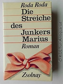 Hardcover Die Streiche des Junkers Marius: Roman (German Edition) [German] Book