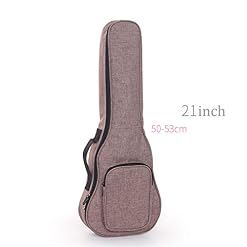 SECOLI Housse de protection épaisse pour guitare soprano concert ténor Sac de protection Sac à main Accessoires de guitare Performance Facile à transporter, beige, 21inch - Les Beatles, Paul McCartney, John Lennon, RIngo Starr, George Harrison SECOLI Housse de protection épaisse pour guitare soprano concert ténor Sac de protection Sac à main Accessoires de guitare Performance Facile à transporter, beige, 21inch – Image 4