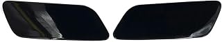 for A6 C6 2009 2010 2011 Car Headlights Water Spray Cover Front Bar Decorative Cover Cleaning 4F0955275B 4FD955276B Jet Nozzle Cover(Set)