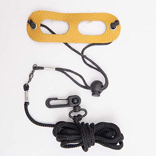 Reptile Harness Adjustable Bearded Dragon Harness Leash Leather Lizard Harness for Reptiles Amphibians and Other Small Pet Animals, Medium Size (Yellow)