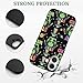 UTRSIFB Classic Protective Compatible for iPhone 17 Case Stay Weird Alien Art, Shockproof TPU with Wireless Charging Compatibility