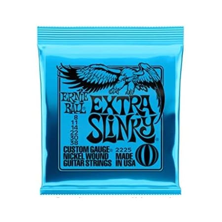 Amazon Co Jp 3セット Ernie Ball アーニーボール 2225 08 38 Extra Slinky エレキギター弦 楽器 音響機器