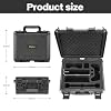 Migitec Hard Shell Carrying Case Compatible with Nintendo Switch 2 (2025), Travel Bag Holds Switch 2 Console, Dock, Joy-Con Grip, Pro Controller, 20 Game Cards, Power Adapter and Other Accessories