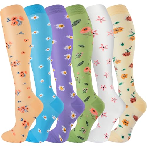 Image of bropite Compression Socks for Women &Men Circulation-Support Knee High Socks 20-30 mmhg-Best for Running,Medical,Nurse,Travel