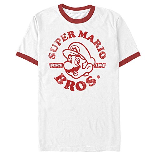 T-shirt Nintendo homme multicolore taille S : haut casual geek
