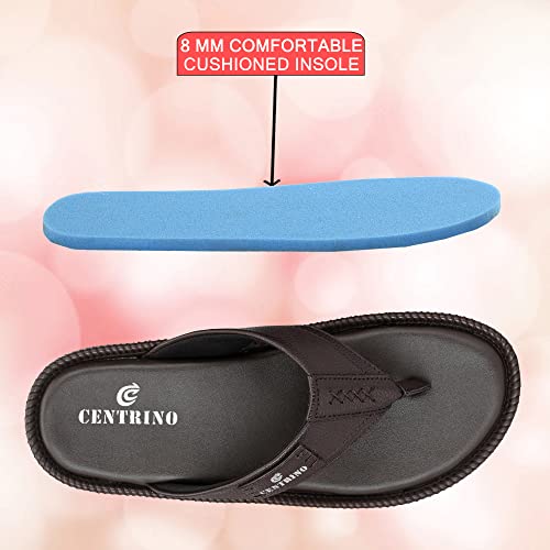 Image of Centrino Men's Flip-Flop Slippers | Luxurious Comfort for Every Step | Slip-On Ease, Stylish Design | Perfect for Beach Days, Poolside Lounging, and Casual Wear (8201)